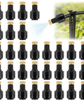 Thirty Piece One Quarter Inch Quick Connect Brass Misting Nozzles Set For Drip Irrigation Sprayer Copper Atomizing Nozzle Micro Sprinklers