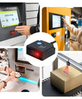 Ultra Rugged Embedded Fixed Mount Barcode Scanner for Express and Factory Lines 1D 2D QR Reading Mini Size USB Port
