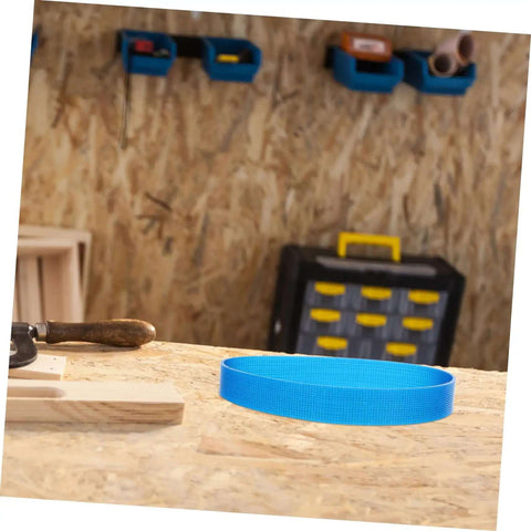 Aluminum Cutting Belt Set For Sander And Polisher 3 Piece Replacement Rubber Belts Blue For Grinding Sanding And Polishing Tasks Durable