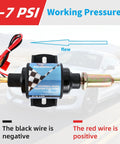 Micro Electric Gasoline Fuel Pump Five Sixteenth Inch Inlet And Outlet Universal Fit For Carbureted Engines 12V 1 To 2 Amp 35 GPH Four To Seven PSI Easy Install Booster Transfer Pump For Cars And Trucks