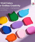 Pat Pat Gel Polish Palette Kit With 9 Colors No Wipe Blooming Gels 3D Flower Mold Sponges And Sculpting Gel Perfect For Ombre Nails