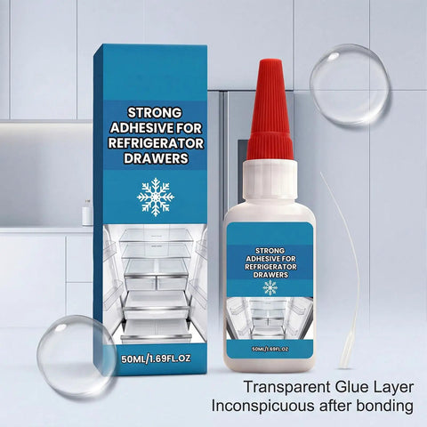 All Purpose Metal Repair Glue 50ml Ultra Strong Adhesive, bottle and packaging, strong adhesive for refrigerator drawers