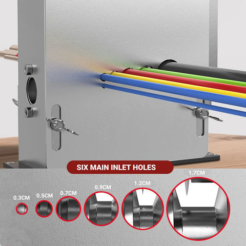 Wire Stripping Machine Manual And Drill Powered For 3 To 17mm Copper Cable, showcasing multi-channel inlets for DIY projects.
