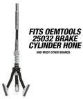 Brake Cylinder Hone Replacement Stone Set 3 Piece Medium Grit 1 1/8 Inch Fits 3 Jaw Engine Cylinder Hones Displayed