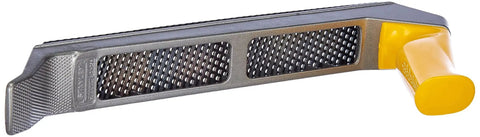 Metal Body Surform Plane For Precision Shaping And Smoothing, 11.8 Inch Hand Tool With Interchangeable Blades, side view