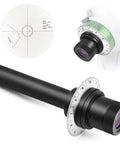 No Fuss Polar Alignment Scope For EQ3 Telescope Mount Quick North Celestial Pole Setup Easy Polar Finder For Precise Tracking And Long Exposure Astrophotography, close-up view of scope and alignment markings
