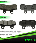 Front and rear brake pads for Pit Bike Front Brake And 12mm Rear Hydraulic Disc Caliper Assembly for SSR 125cc 110cc Tao Tao Coolster.