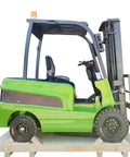 Fully Electric Counterbalance Forklift Truck With High Efficiency Drive Motor Built For Warehouse Material Handling And Workshop Ops side view