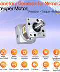 NEMA 23 planetary gearbox for stepper motor with precision torque and reliability