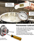 3 Inch Dial Kettle Thermometer With 2 Inch Probe Half NPT Stainless Steel Dual Scale Fahrenheit Celsius For Home Brewing No Fuss Quick Install On Your Brew Pot Food Safe Temperature Gauge in boiling kettle with calibration screw and dual displays