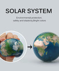 Solar System Planets STEM Toys For Kids Kid Friendly Non Toxic Sensory Space Set earth bouncing ball with elasticity feature
