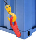 Heavy Duty Container Lifting Hook With 45 Degree Secure Alignment System L And R Indicators Forged Alloy Steel Construction High Load Capacity