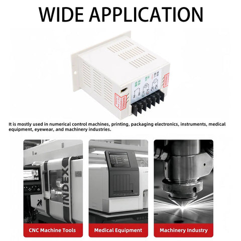 400W DC Motor Speed Controller Plug-And-Play Knob Adjustable Regulator for CNC, medical and machinery use