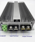 Heavy Hitter Dc Dc Boost Converter For Ev Chargers showing ACC, input and output terminals for efficient voltage conversion.