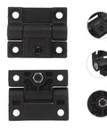 90 Degree Torque Positioning Hinge Set For Cabinets And Furniture With Friction Adjustment Black 1 Pair Easy Install