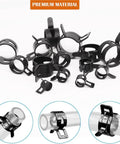 Massive 350 Piece Stainless Steel Spring Hose Clamp Kit For 6 To 19mm Hoses Pro Grade High Pressure Fuel And Air Lines Heavy Duty Clamp Set Versatile Assortment showing varied clamp sizes
