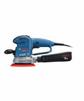 GEX33-6N 6 Inch Multi-Hole Random Orbit Sander And Polisher with flexible pad, shown in side view