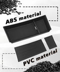 Mazda CX5 Center Console Front Organizer Tray in ABS with PVC inserts, highlighting materials used for durability and design.