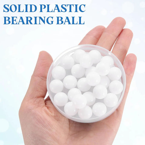 Premium Solid Pom Plastic Bearing Balls For Drawers And Cabinet Slides Low Load Rollers Real Deal Polymer Replacement Parts Smooth Glide Action Top Shelf Heavy Duty Hardware Fix