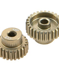 Beefy 7075 Aluminum 48P Pinion Gear Set 23T For 3.175mm Shaft One Eighth Inch Compatible With HPI Losi Axial Traxxas