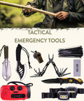 72 Hour Survival Kit For Two With 45L Bug Out Backpack Elite Outdoor Prepper Gear showcasing tactical emergency tools and essentials