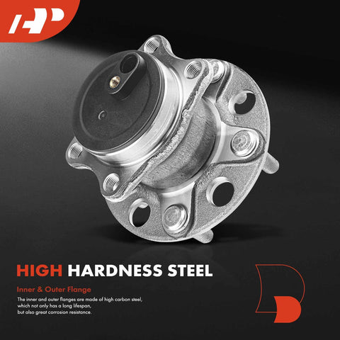 Rear Wheel Bearing And Hub Assembly For Mitsubishi Lancer 2008-2009 FWD 5-Lug Premium No-Fuss Drop-In Replacement
