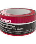 Underlayment Seam Tape 100 Feet Red For Floating Floors PVC Based Moisture Resistant Easy Tear Seams Bonding For Carpet Padding
