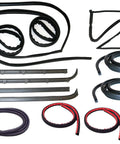 Ford F-250 1980 1986 Weatherstrip Kit 13 Piece Complete Door And Window Glass Seal Set For Driver And Passenger Side