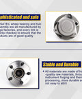 Front Wheel Bearing And Hub Assembly For Chrysler 300 And Dodge Challenger 2012 2020 With 5 Lug Bolts And ABS Replacement Part