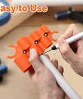 Depth And Diameter Gauge Tool For Pipe Fittings Push To Connect Deburring And Removal Tool held in hand for use