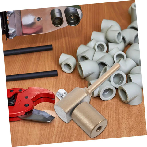 PPR Repair Tool With Hot Melt PE Welding Rods For Quick Leak Fixes, tool kit and accessories on wooden surface