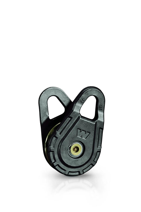 Epic 9 Ton Snatch Block for Off Road Recovery, Multi Purpose Winch Block that Accepts Wire or Synthetic Rope, Gray
