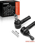 Front Outer Tie Rod End Replacement For Ford F150 2004 2008 And Lincoln Mark LT 2006 2008 Left And Right Driver And Passenger Sides Improves Steering Feel And Stops Uneven Tire Wear; pair with hardware