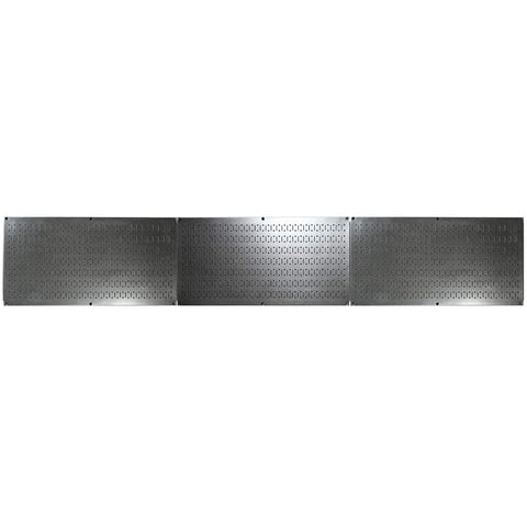 Three Pack Pegboard Set, 16 Inch Tall By 32 Inch Wide Steel Wallboards For Home And Garage Tool Storage And Organization