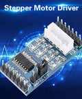 Plug And Play ULN2003 Stepper Motor Driver Board Module 5-12V For 28BYJ-48 With XH-5P Connector and onboard LED indicators.