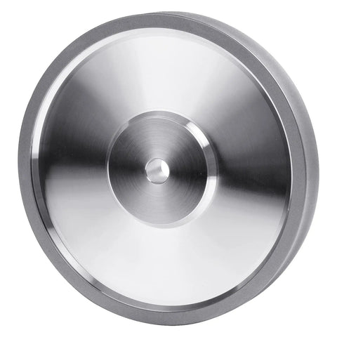 CBN Grinding Wheel 8 Inch By 1 Inch By 5/8 Inch Grit 600 For Sharpening High Speed Steel Woodturning Tools, aluminum body