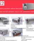 Premium Electric Coffee Bean Roaster With 2500g Capacity Durable Stainless Steel operation method with detailed steps.