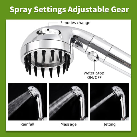 Ultimate No Drill Dog Shower Attachment Kit For Quick Baths Indoor Outdoor Use Lightweight Handheld Sprayer with spray modes