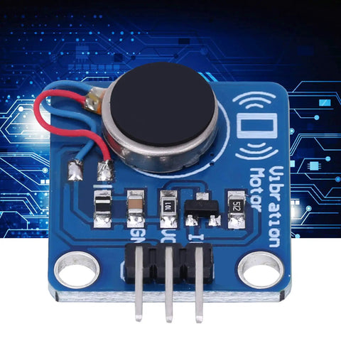 3 Pack DC 5V 9000 RPM Dope Vibration Module For DIY Projects PWM Controlled Industrial Vibe Motor Shock Vibration Motor For Electric Machines And Robotics Applications on blue PCB