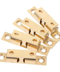 4Pcs Brass Double Ball Tension Roller Door Catch Hardware Set For Closet And Cabinet Doors, Adjustable 50mm Latch shown up close
