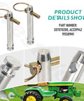 Five Pack Cat One Hitch Pin Kit With Three Quarter Inch Top Link Pins And Five And A Half Inch Length Durable Tractor Accessories