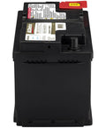 Gold Series 94R AGM Battery With 36 Month Warranty side view showing labels and terminals, Group 94R for cars and SUVs