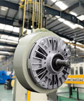 Industrial setting showcasing 24V Magnetic Powder Brake And 12V Magnetic Clutch For Printing Machinery Parts Mechanical 5Kg To 10Kg Torque