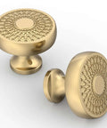 Dope Champagne Bronze Cabinet Knobs And Drawer Pulls 30 Pack For Kitchen Cabinets And Dressers Gold Hardware with textured design