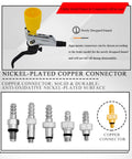 Bicycle Brake Bleed Kit For Shimano TEKTRO Magura Zoom And More Mineral Oil Hydraulic Disc Brake Tool Set Pro Grade Oil Not Included shown with funnel and connectors.