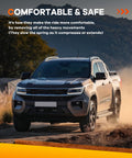 Pickup truck on dirt road highlighting Drop-In Front Strut Assembly Set For Nissan Altima 2013 To 2017 performance.
