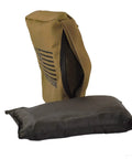 Rear Squeeze Shooting Bag For Long Range Rests And Barricade Support PRS Style Precision Medium 1Lb Bead Filled in Coyote Tan