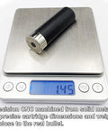 Dry Fire Training Snap Caps 12 Gauge Six Pack For Safe Loading Firing And Misfire Practice Realistic Weight Silver Color on scale