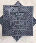 Two Piece Concrete Molds For Walkways Set DIY Easy Release Square Paver Molds For Garden Paths And Stone Patios Durable Reusable