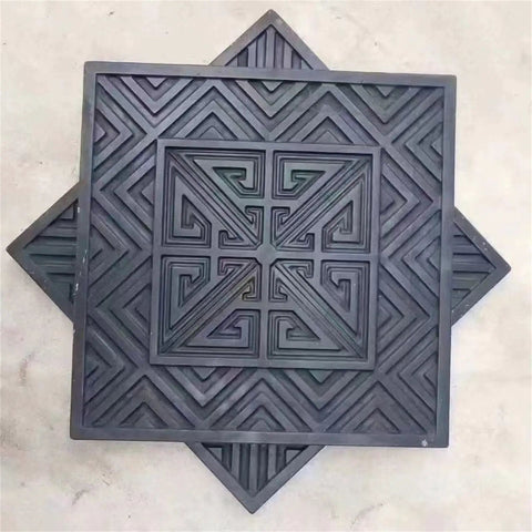 Two Piece Concrete Molds For Walkways Set DIY Easy Release Square Paver Molds For Garden Paths And Stone Patios Durable Reusable